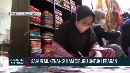 Mukenah Sulam Diburu Untuk Lebaran