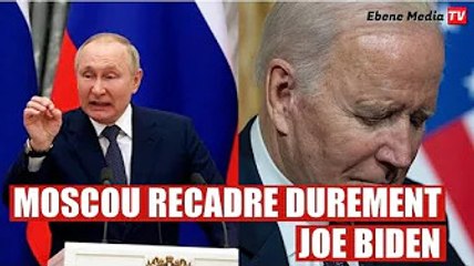 Moscou recadre Joe Biden pour ses propos contre Poutine