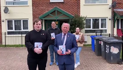 Jim Allister-On the doors in West Belfast