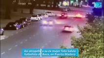 Así atropelló a su ex mujer Toto Salvio, futbolista de Boca, en Puerto Madero