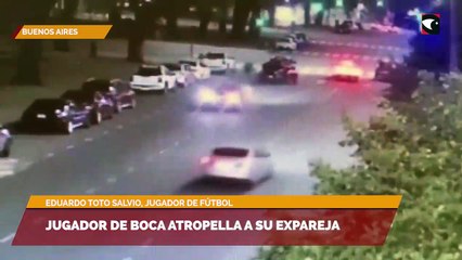 Jugador de Boca atropella a su expareja