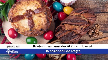Știrile zilei la Sibiu - Prețuri mai mari decât în anii trecuți la cozonacii de Paște, Consiliul Județean împarte banii cluburilor sportive şi Criminalul de la Mediaș, arestat preventiv