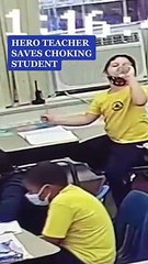 Une enseignante sauve un élève qui s’étouffe avec un bouchon (États-Unis)