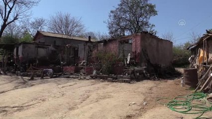 Evleriyle tüp bebek için biriktirdikleri paraları da yanan aileye devlet elini uzattı