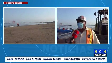 ¡No estaba muerto! Bien "fondeado" amanece turista en playa de Puerto Cortés