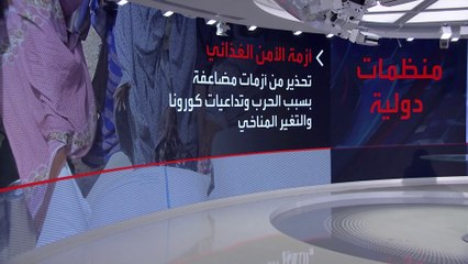 مؤسسات أممية اقتصادية: الأمن الغذائي العالمي في خطر