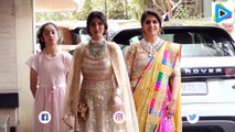 Ranbir Kapoor Mom Neetu Singh Kapoor & Sister Riddhima Kapoor At Alia Bhatt Ranbir Kapoor Wedding