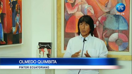 Obras del pintor Olmedo Quimbita se expondrán en Puerto Rico