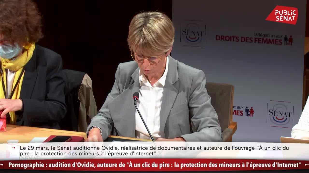 Dérives de l'industrie pornographique : la réalisatrice Ovidie auditionnée  - En Séance au Sénat (13/04/2022)