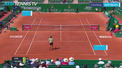 Tsitsipas battles past Djere to continue title defence