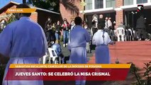 Jueves santo: se celebró la misa crismal