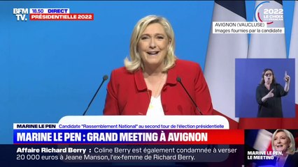 Marine Le Pen: "Nous voilà presque arrivés au bout du chemin"