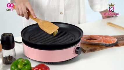 Deroyal 3 in 1 Electric Pot & Grill