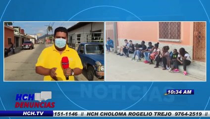 Varados permanecen migrantes extranjeros que transitan por Danlí, por falta de transporte