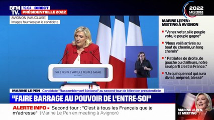 Marine Le Pen: "Emmanuel Macron n'était pas l'homme d'une nouvelle ère mais le dernier avatar d'un système qui a vécu"