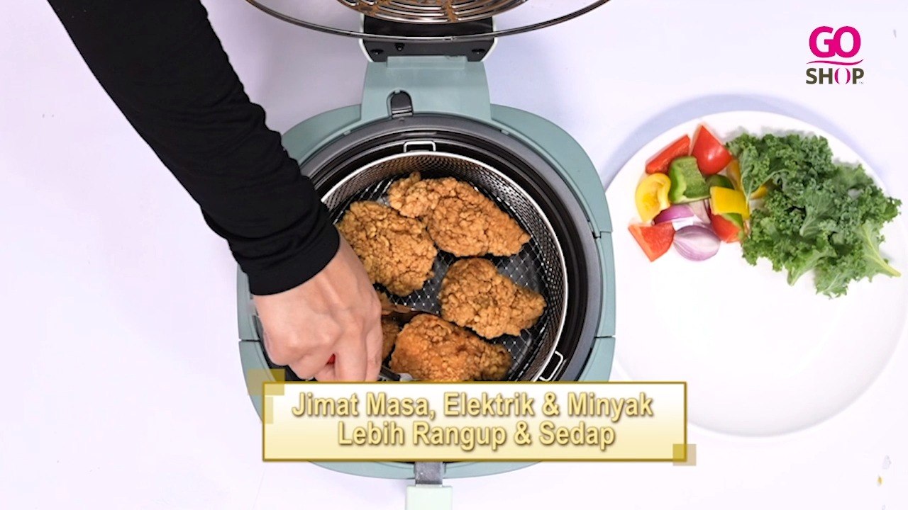 Nakada Digital Air Fryer Resipi Ayam Rangup