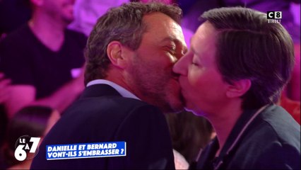Le baiser entre Danielle Moreau et Bernard Montiel !