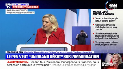 Marine Le Pen: "Les femmes ne doivent plus être des proies, elles doivent être libres et respectées"