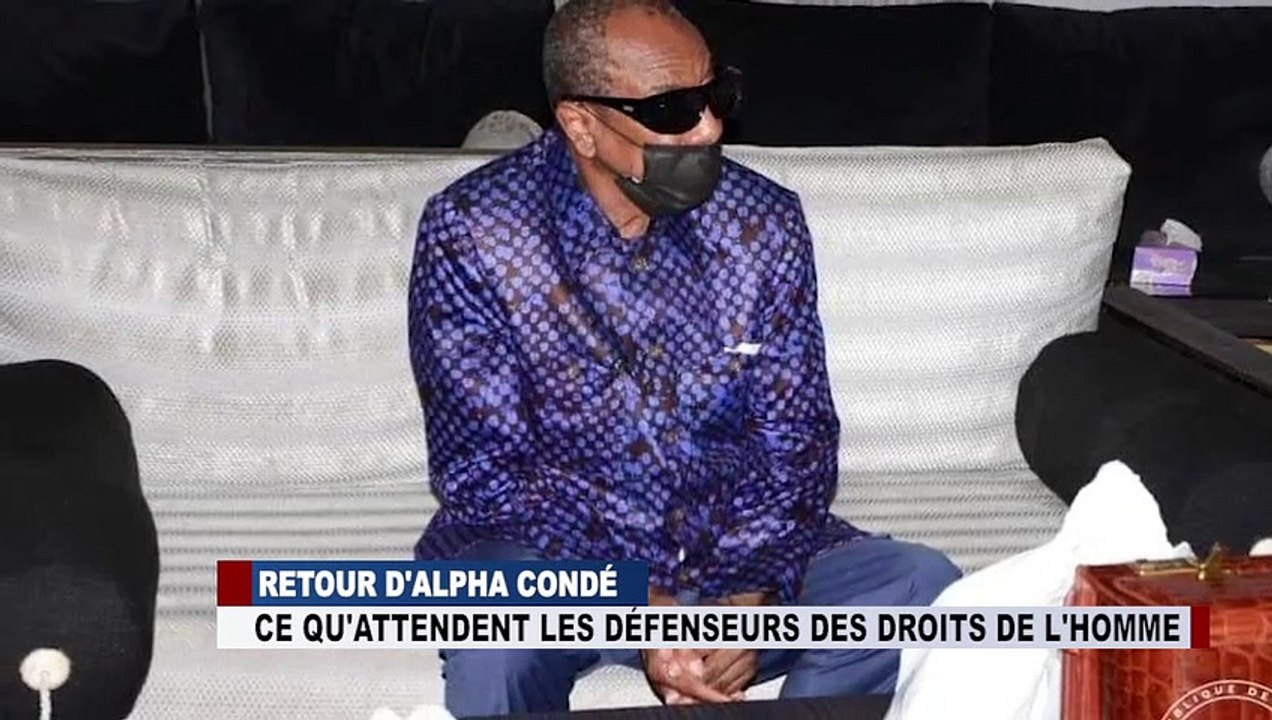 RETOUR ALPHA CONDE, ce qu'attendent les defenseurs des droits de l'homme