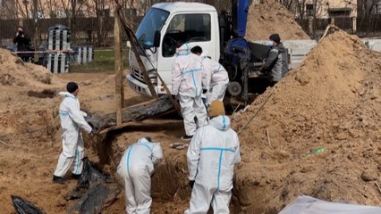 À Boutcha, les gendarmes français prêtent main-forte