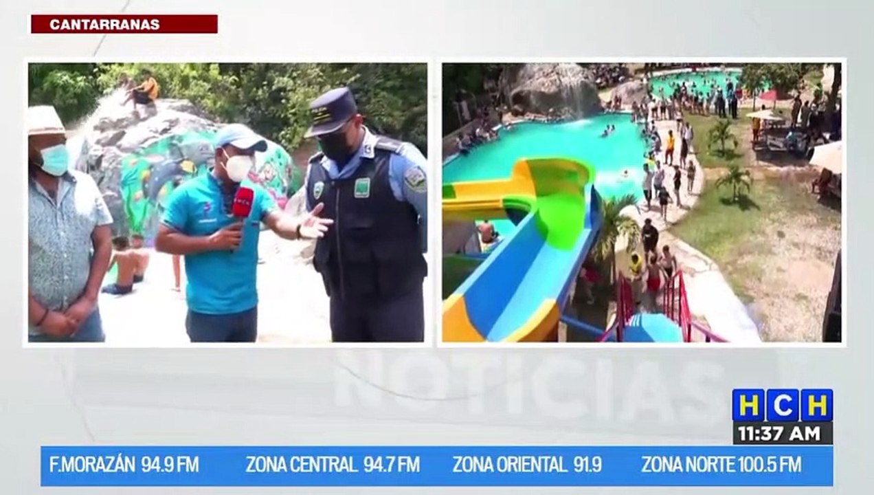 Veraneantes disfrutan de refrescantes piscinas y buen ambiente en los diferentes balnearios