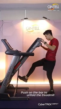 Gintell CyberTREK Compact Treadmill FT466 [Free G-Resto X Portable Massage Cushion GT660NB x 1]