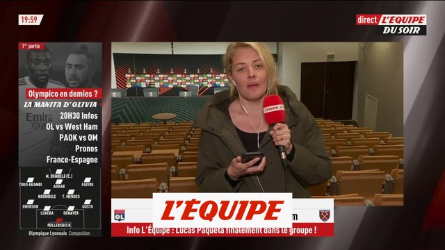 Aouar et Gusto titulaires, Paqueta sur le banc - Foot - C3 - OL