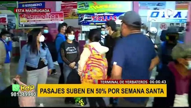 Violencia en Yerbateros: Pasajeros se agarran a golpes en terminal de buses para poder viajar