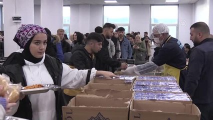Bingöl Üniversitesinde her gün 2 bin öğrenciye ücretsiz iftar veriliyor