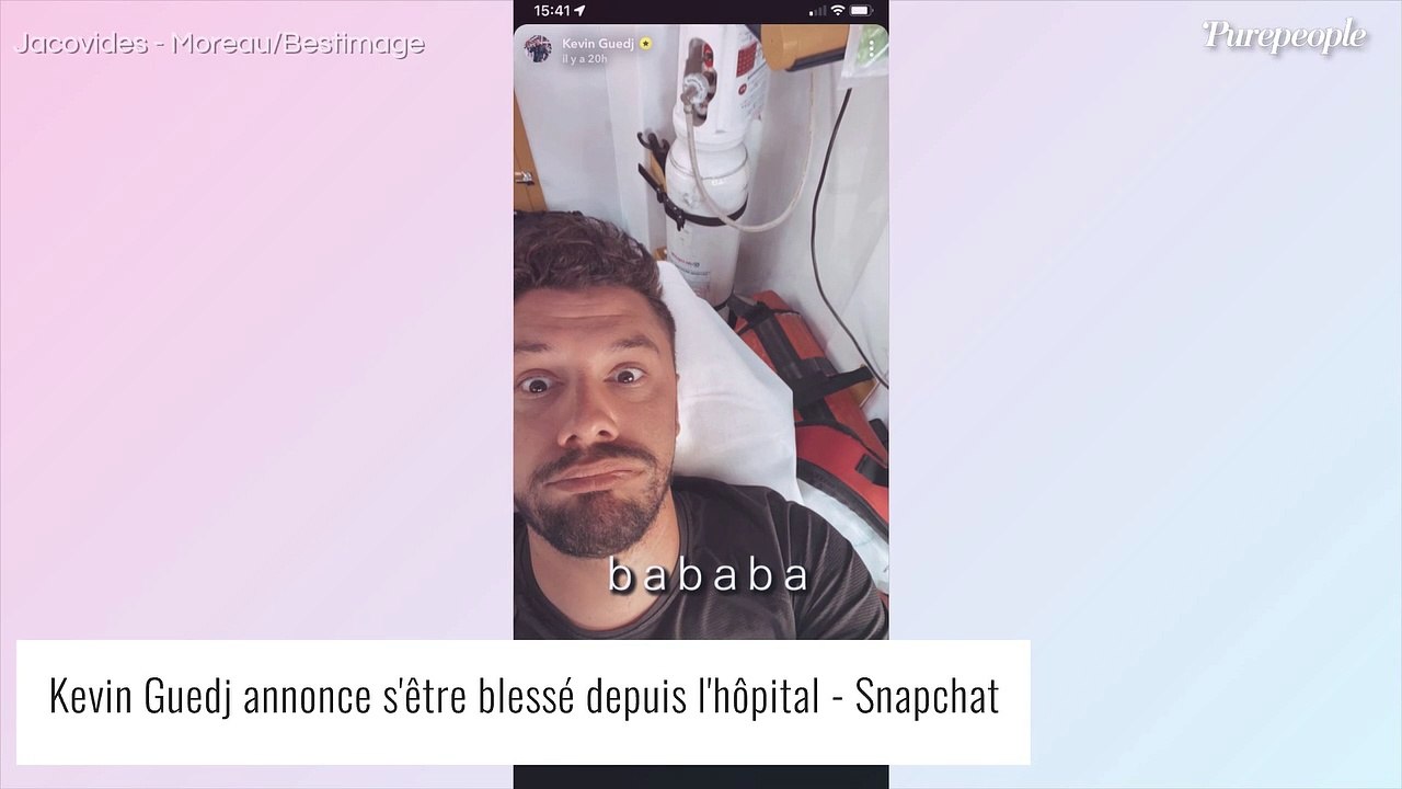 "Je ne peux pas marcher" : Kevin Guedj blessé et immobilisé après un accident
