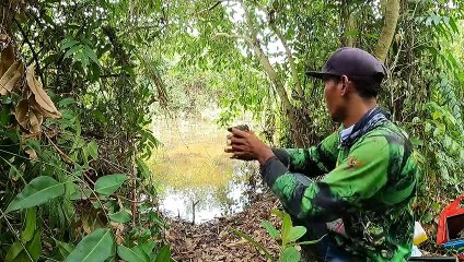 Bahagia nya para pemancing jika nemu spot seperti ini_