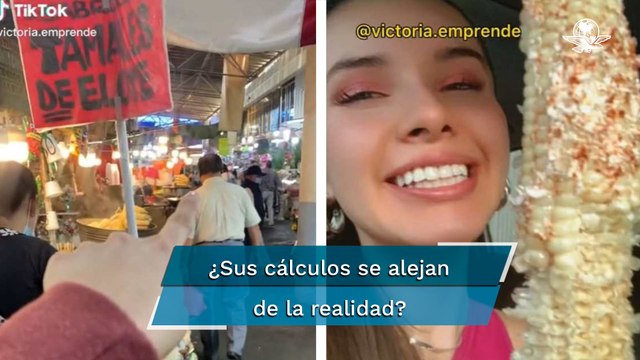 Tiktoker revela cuánto dinero gana un vendedor de elotes