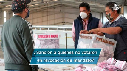 Puede haber sanción por no votar en revocación de mandato: UIF