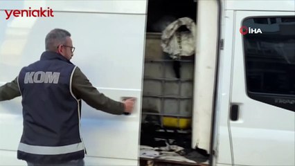 Yanık yağ ile akaryakıt yapan şahıs yakayı ele verdi!