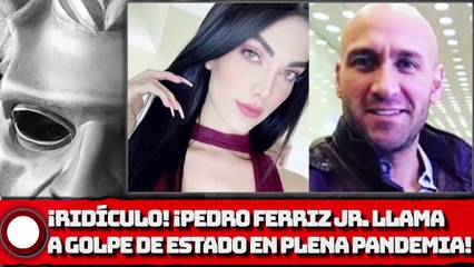 RIDICULO ¡Pedro Ferriz Jr. llama a GOLPE de ESTADO!