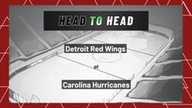 Detroit Red Wings at Carolina Hurricanes: First Period Moneyline, April 14, 2022
