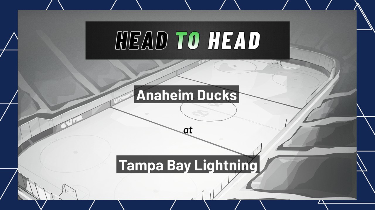 Anaheim Ducks at Tampa Bay Lightning: Moneyline, April 14, 2022