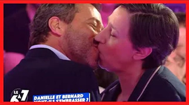 TPMP : Bernard Montiel et Danielle Moreau s'embrassent, Cyril Hanouna choqué
