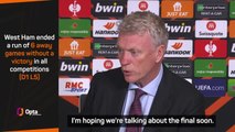 Moyes eyes final after West Ham reach Europa League semis