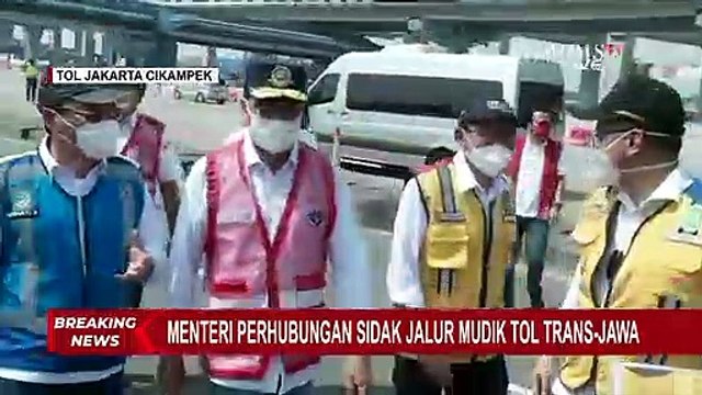 Tinjau Arus Mudik Jelang Lebaran, Menhub dan Kakorlantas Polri Sidak Gerbang Tol Cikarang Utama 3
