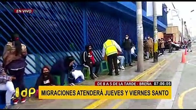 Jueves Santo: migraciones de Breña atiende a ciudadanos que deben tramitar su pasaporte