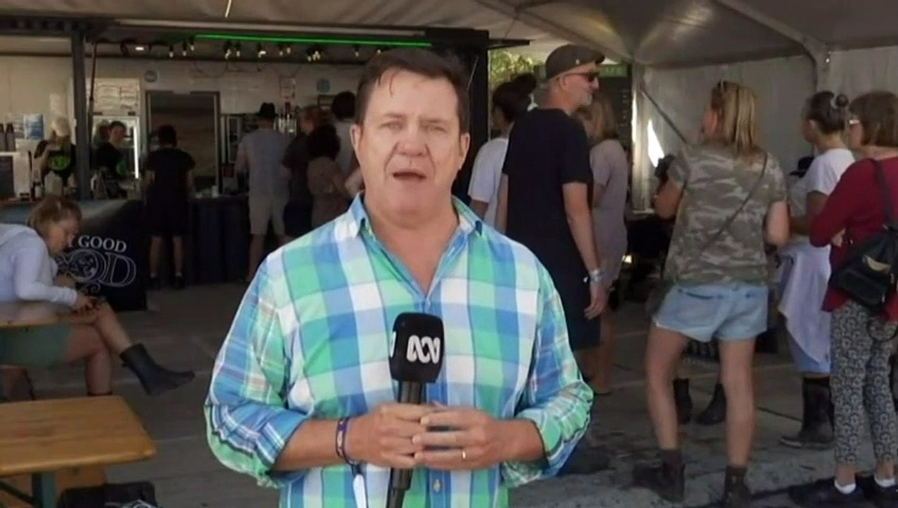 Locals celebrate the return of popular Byron Bay festival