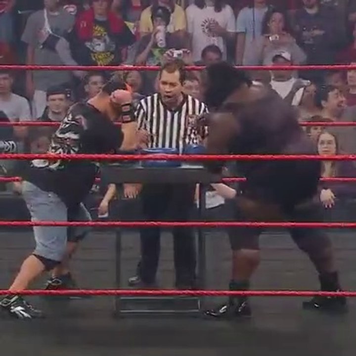 WWE JOHN CENA VS MARK HENRY ARM WRESTLING