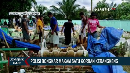 Polisi Bongkar Makam Korban Kerangkeng Langkat yang Tewas 8 Jam Setelah Masuk Kerangkeng