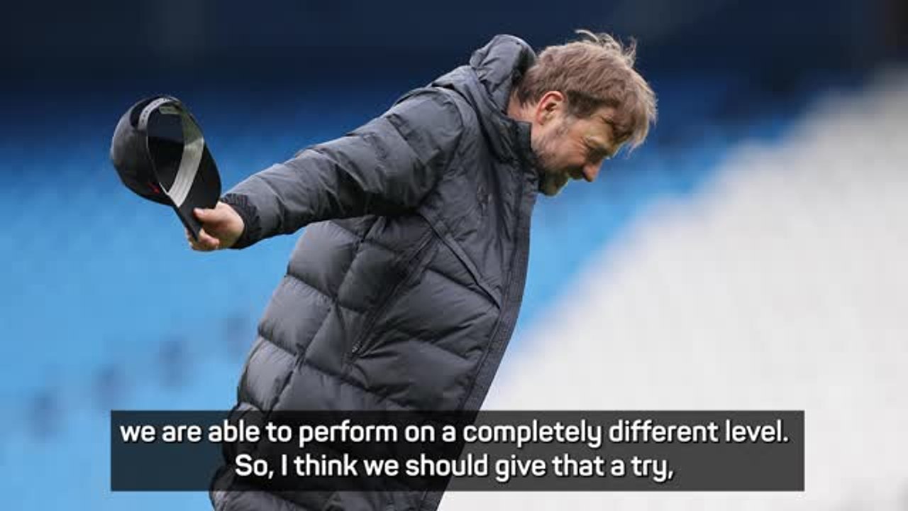 Klopp wants 'completely different level' from Liverpool against Man City