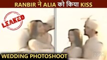 The Most Beautifull KISS: Ranbir Kapoor Alia Bhatt's Wedding Photoshoot