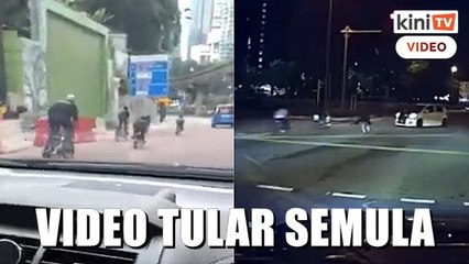 Video 'basikal lajak' tular kembali selepas pemandu disabitkan