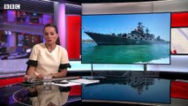 Russian warship sinks off the coast of Ukraine