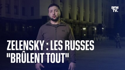 Volodymyr Zelensky: les Russes détruisent les régions de Donetsk et de Lougansk "comme s'ils voulaient n'en laisser que des cailloux"