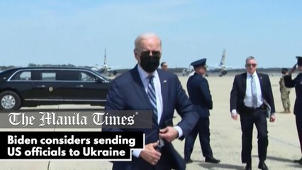 Biden considers sending US officials to Ukraine